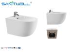 Bathroom Wc White Wall Hung Bidet 520*370*305 mm size , Floor mounted bidet