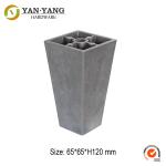 Furniture Accessory Sofa Plastic Legs square shape high leg
