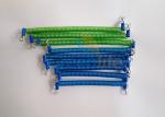 Customized 15CM Length Green Steel Wire Safe Spring Coiled Strap Strings w/2pcs
