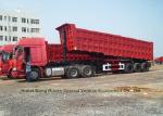 HYVA hydraulic Cylinder typer dump tipper tri-axle 50ton 3-Axles Rear Tipper
