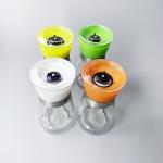 Clear Premium Stainless Steel 170ml Salt Pepper Grinder Set