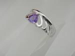925 Silver Setting Jewelry Amethyst Stone Ring
