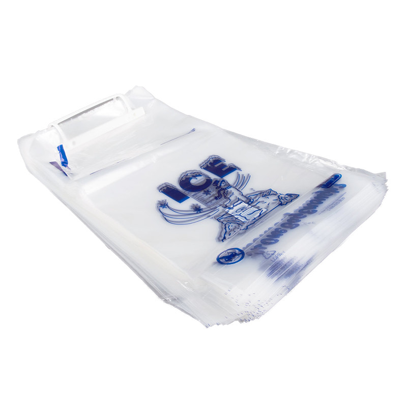 Hot sale custom printed biodegradable plastic bags with Wicket for shopping bag