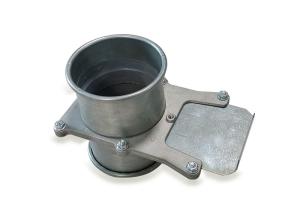 Quality Galvanized sheet Dust Collection Blast Gate Slide Dampers Manual wholesale