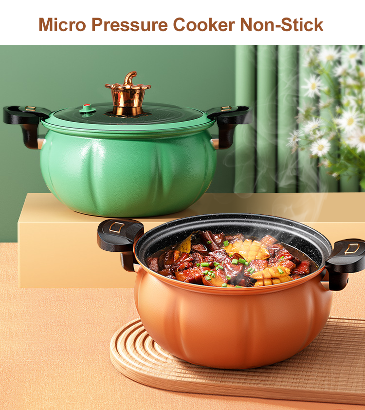 Large Capacity 8L Micro Pressure Pot Maifan Stone Non Stick Coating