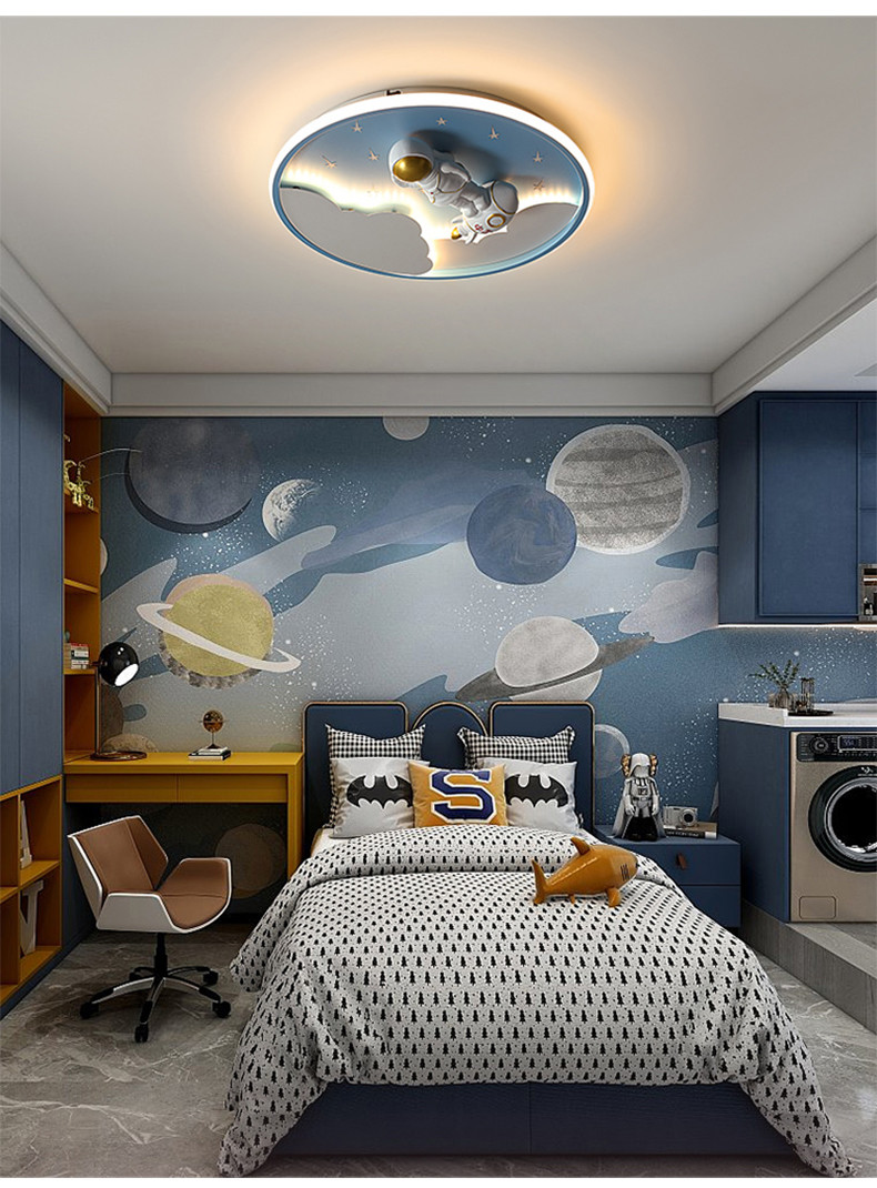 Modern Simple Ceiling Lights For Children's Room Boys Girls Designer astronaut Ceiling Light(WH-MA-293)