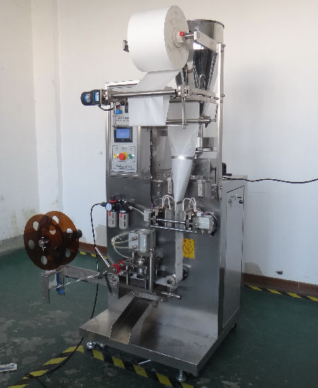 Automatic filter tea bag packaging machine with string,tag and envelop