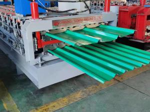 Quality 5.5 Kw Double Layer Roll Forming Machine , 380v 50hz Sandwich Panel Production Line wholesale