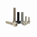Customized 316L Stainless Steel Screws Hexagon Socket Glue Screws Drop-Resistant