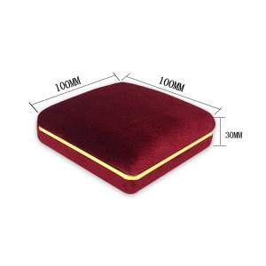 Quality Birthday Gift Metallic Logo Bracelet Velvet Jewelry Box wholesale