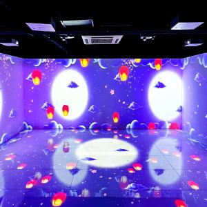 Immersive Projector Virtual Reality Museum Show Interactive Aquarium Projection