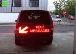 RGB Car LED Sign Display With Meanwell Power Supply , High Definition IP65