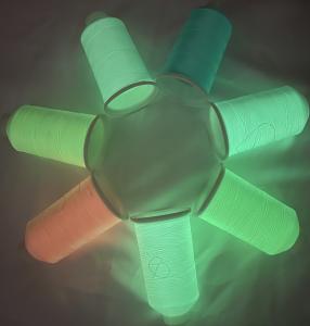 Quality 150D Glow In The Dark Yarn Crochet Green Luminous Embroidery Thread wholesale