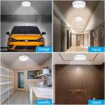 6000K 18ft Battery Operated Motion Sensor Light 300LM 180sq/ft