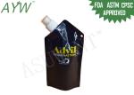 Reusable Beverage Doypack Liquid Spout Bags Hanging Hole For Milk Dairy Juice