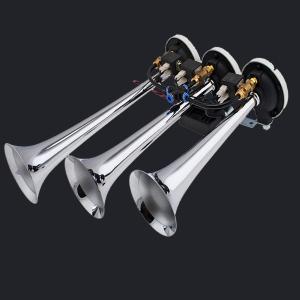 Quality 12/24V Marco Three Trumpet Chrome Air Horn (HS-1021) wholesale