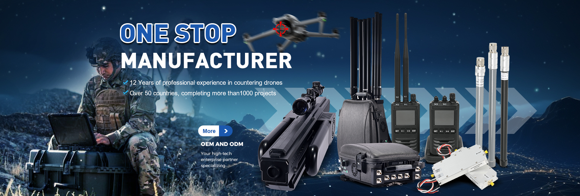 5.8Ghz 100W GaN Lora Anti Drone Module RF Amplifier Module