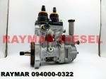 DENSO HP0 Common rail fuel pump 094000-0322 for KOMATSU SA6D140E-3 6217-71-1120,
