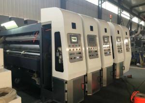 Quality 24T Flexo Printer Slotter Die Cutter , 30kw Corrugated Box Die Cutting Machine wholesale