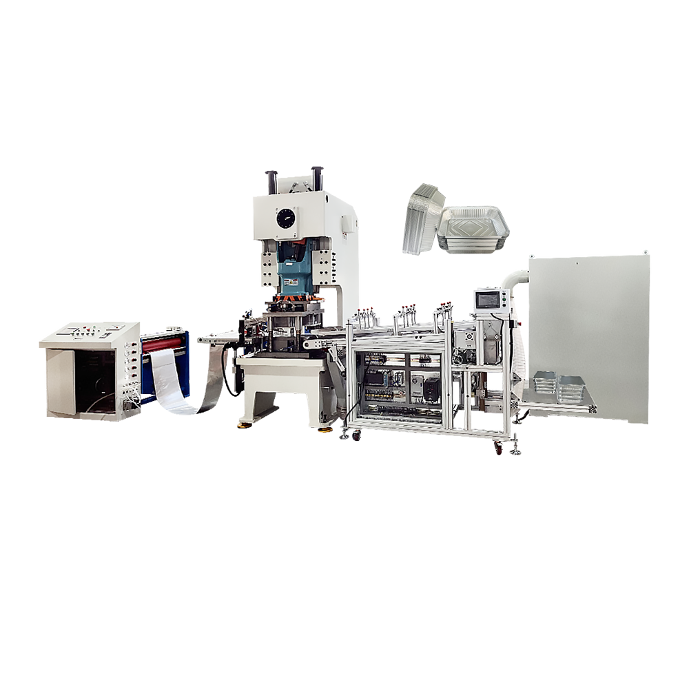 11KW High Safety Level Automatic Aluminum Foil Container Making Machine for Food Tray