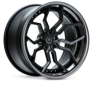 Quality Aluminum Alloy 3 Piece Forged Wheels Heavy Duty Deep Dish Rims Luxury Car wholesale