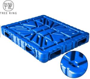 Quality Deck Vacuum Form Plastic Stacking Pallets Double Face Colsed 1500 * 1300 * 150mm wholesale