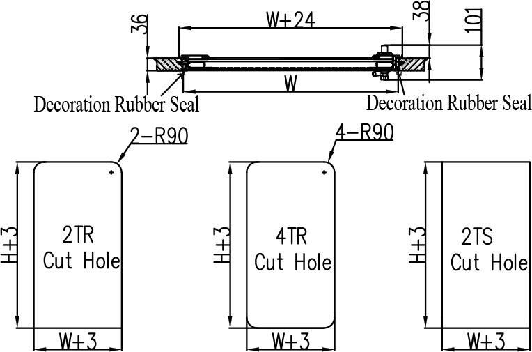 Self-Propelled/Trailer Rvs Dooc/Doof Caravan Door for RV Truck Camper Motorhomes DIY