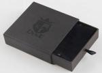 Black Color Luxury Gift Packaging Boxes Reusable Cutsomized Logo For Bracelet