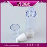 hot sell clear airless bottle with pump ,ShengRuiSi (SRS) Packaging black