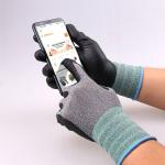 Wholesale cheap safe industrial nitrile gloves black waterproof and oil black