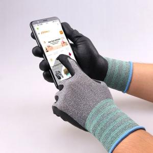 Quality Industrial safety gloves with black nitrile coating wholesale