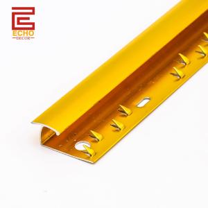 Quality Durable Carpet Joiner Gold Strip Aluminium Metal Carpet Transition Strip wholesale