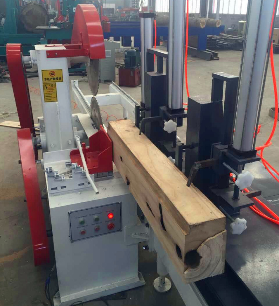 2000mm Angle Cutting Table Saw Mill Timber Wood Cutting Machine With Rails