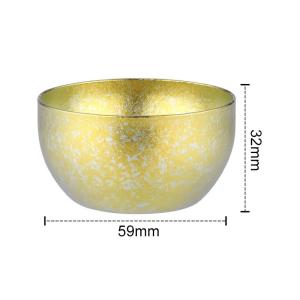Quality Double Wall Titanium Tea Cup With Heat Insulation High Strength 32mm X 59mm wholesale