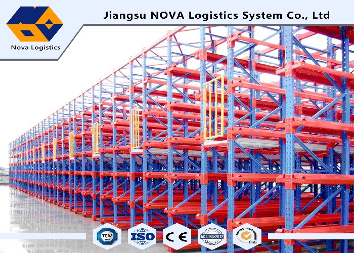 OEM Industrial Metal Storage Racks For Forklift Drive In Food Industry