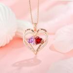 YASVITTI 925 Sterling Silver Eternal Love Heart Pendant Necklace Personalized