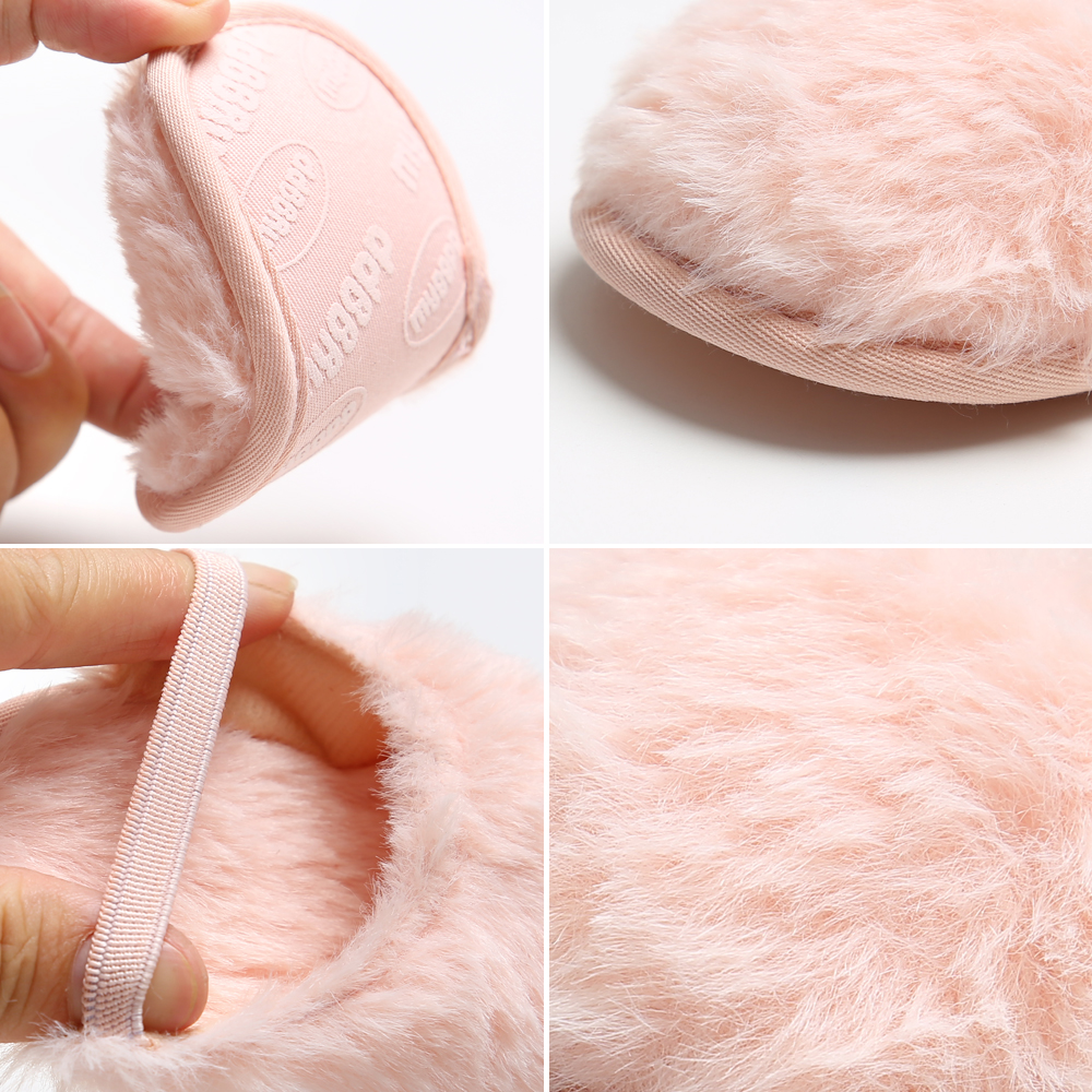Hot selling faux fur Soft sole slip on slippers infant sandals baby girl shoes