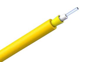 Quality Simplex Indoor Fiber Optic Cable for Telecommunication Network , Yellow wholesale