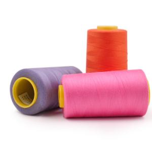 Quality 100 Polyester Sewing Thread , Spun Polyester Yarn For Sewing Thread 40/2 wholesale