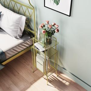 Quality Bedside Waterproof 32x23x70cm Steel Book Rack Floor Standing wholesale
