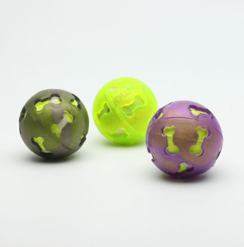 Durable PVC TPR Dog Toy Ball Non - Toxic Hard Plastic Chew Toys For Dogs