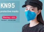 Non-woven fabric anti-virus civil using KN95 mask blue