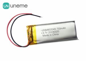 China 3.7V 750mAh Lithium Polymer Battery Pack 802049 0.2C Discharge Beauty Apparatus on sale