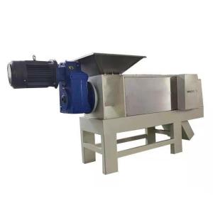Quality 800 kg Engine Powered Food Residue Dewatering Machine with Fine Sieve and Screw Press wholesale