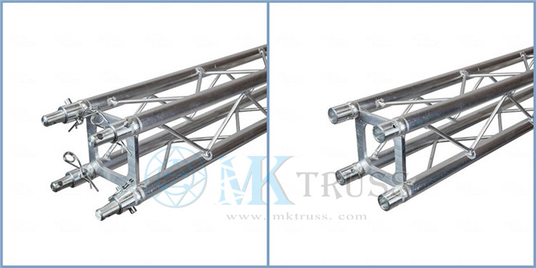 20*2mm Main Tube Mini Square Lighting Truss Decorative Truss with 100*100mm Alu Truss
