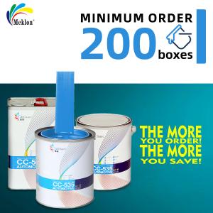 Quality Odorless Stable Crystal Blue Car Paint UV Proof Metallic Automotive Paint Supplier wholesale