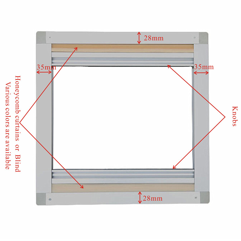 MPV manual Customized sunblind and curtain with Window screening