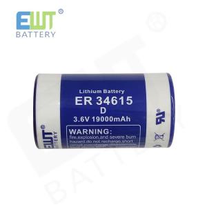 Quality 3.6V D Size ER34615 Lithium Thionyl Chloride Battery Manufacturers cylindrical LISOCL2 Battery wholesale