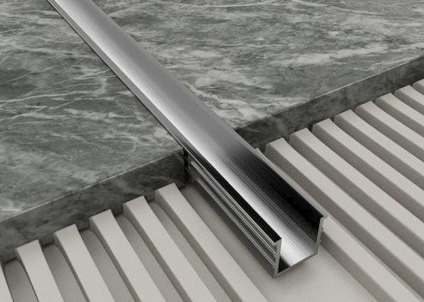 Cheap 0.2 Kg / Meters Aluminium Tile Trim for sale