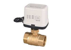 Quality Heating System Brass Thermostatic Blending Valve DN40 2.5 NM Torque wholesale